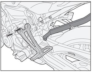 Givi 2118FZ YAMAHA MT-07 (14-17) Arka Çanta Taşıyıcı