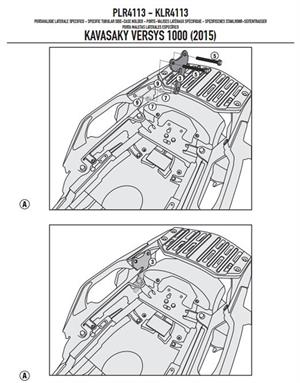 Givi PLR4113 KAWASAKI VERSYS 1000 (15-17) Yan Çanta Taşıyıcı