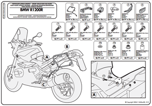 Givi PLXR5100 BMW R 1200R (11-14) Yan Çanta Taşıyıcı