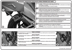Givi PLXR5100 BMW R 1200R (11-14) Yan Çanta Taşıyıcı