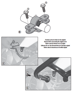 Givi TN1111 Honda Nc 700 X-S Nc 750 X-S - Nc 750 X-S Dct (12-20) Koruma Demiri