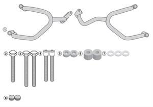 Givi TN2132 Yamaha Mt-09 (17-20) Koruma Demiri