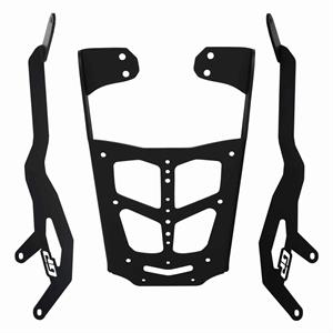 GP Kompozit Bajaj Pulsar NS 200 2011-2023 Uyumlu Arka Çanta Demiri Siyah