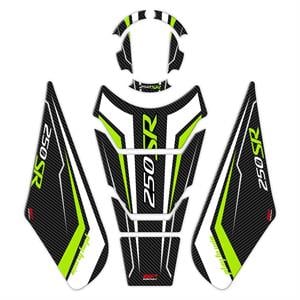 GP Kompozit CF Moto 250 SR 2020-2023 Uyumlu Tank Pad Seti Sarı