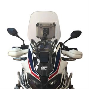 GP Kompozit Honda Africa Twin CRF1000L 2016-2019 Uyumlu Kısa Ön Cam Füme