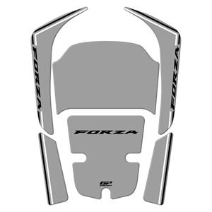 GP Kompozit Honda Forza 250 2018-2024 Uyumlu Tank Pad Gri