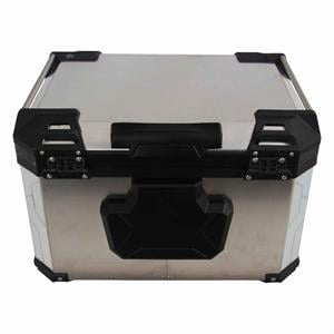 GP Kompozit Universal 57 lt Alüminyum Motosiklet Çantası Gri