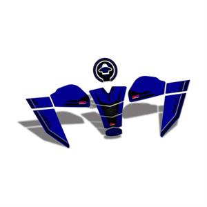 GP Kompozit Yamaha MT-25 2020-2024 Uyumlu Tank Pad Seti Mavi
