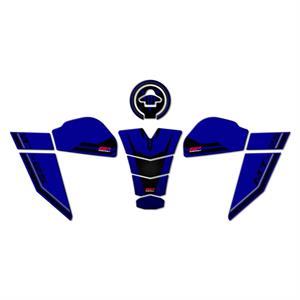 GP Kompozit Yamaha MT-25 2020-2024 Uyumlu Tank Pad Seti Mavi