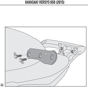 Kappa 4114KITK KAWASAKI VERSYS 650 (15-19) Yan Çanta Taşıyıcı Bağlantı Kiti