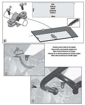Kappa KN1111 Honda Nc 700 X-S Nc 750 X-S - Nc 750 X-S Dct (12-20) Koruma Demiri