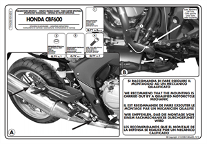 Kappa KN456 HONDA CBF 600S - 600N (08-12) Koruma Demiri