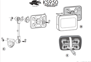 Kappa KS950 Gps Çantası