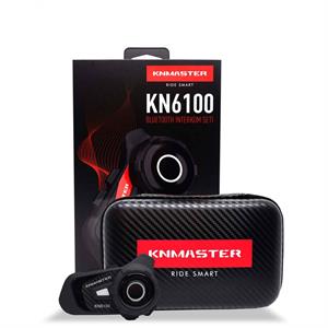 KNMASTER KN6100 MOTOSİKLET BLUETOOTH INTERKOM KULAKLIK SETİ SİYAH