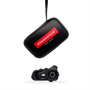 KNMASTER KN6100 MOTOSİKLET BLUETOOTH INTERKOM KULAKLIK SETİ SİYAH