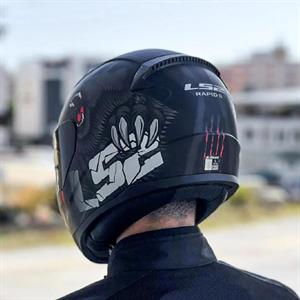 Ls2 Rapid 2 Clawn Full Face Motosiklet Kaskı Siyah Vizörlü