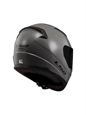 Ls2 Rapid 2 Full Face Motosiklet Kaskı Şeffaf + Siyah Vizörlü