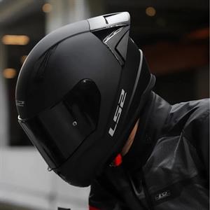 Ls2 Rapid 2 Mat Siyah Full Face Motosiklet Kaskı Siyah Vizörlü