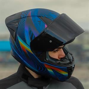 Ls2 Rapid 2 Optik Race Full Face Motosiklet Kaskı Yarış Spoiler +  Şeffaf + Siyah Vizörlü