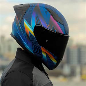 Ls2 Rapid 2 Optik Race Full Face Motosiklet Kaskı Yarış Spoiler +  Şeffaf + Siyah Vizörlü