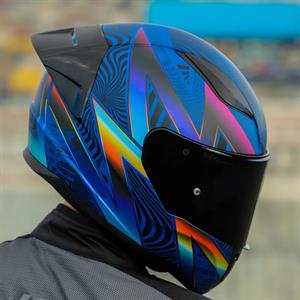 Ls2 Rapid 2 Optik Race Full Face Motosiklet Kaskı Yarış Spoiler +  Şeffaf + Siyah Vizörlü