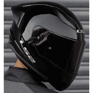 Ls2 Rapid 2 Race Full Face Motosiklet Kaskı Yarış Spoiler +  Şeffaf + Siyah Vizörlü