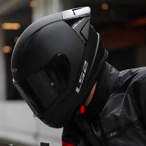 Ls2 Rapid 2 Race Full Face Motosiklet Kaskı Yarış Spoiler +  Şeffaf + Siyah Vizörlü