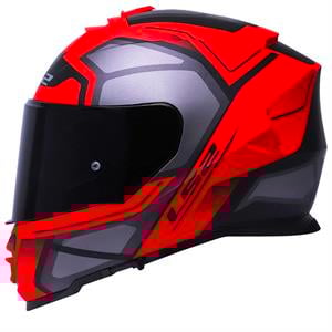 Ls2 Storm 2 Faster Full Face Motosiklet Kaskı Şeffaf + Siyah Vizörlü