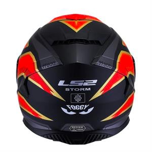 Ls2 Storm 2 Foggy Full Face Motosiklet Kaskı Şeffaf + Gökkuşağı Vizörlü