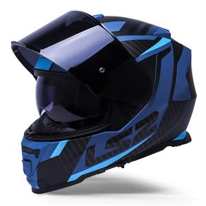 Ls2 Storm 2 Racer Full Face Motosiklet Kaskı Siyah Vizörlü