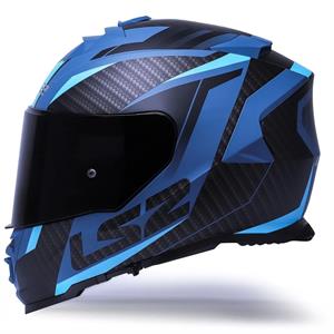 Ls2 Storm 2 Racer Full Face Motosiklet Kaskı Şeffaf + Siyah Vizörlü
