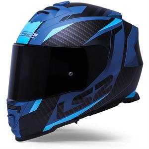 Ls2 Storm 2 Racer Full Face Motosiklet Kaskı Şeffaf + Siyah Vizörlü