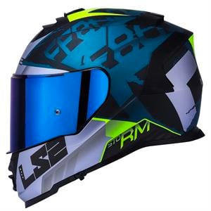 Ls2 Storm 2 Sprinter Full Face Motosiklet Kaskı Gökkuşağı Vizörlü