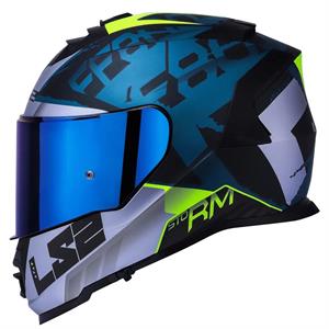 Ls2 Storm 2 Sprinter Full Face Motosiklet Kaskı Şeffaf + Gökkuşağı Vizörlü