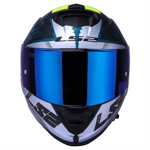 Ls2 Storm 2 Sprinter Siyah Gri Gökkuşağı Vizör