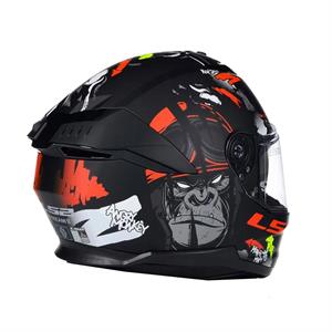 Ls2 Stream 2 Angry Monkey Full Face Motosiklet Kaskı