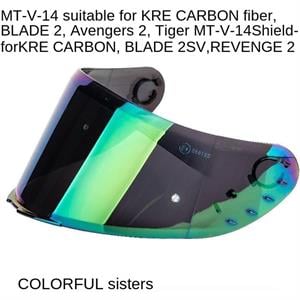 Mt MT-V-14 Kask Camı - Vizör Iridium