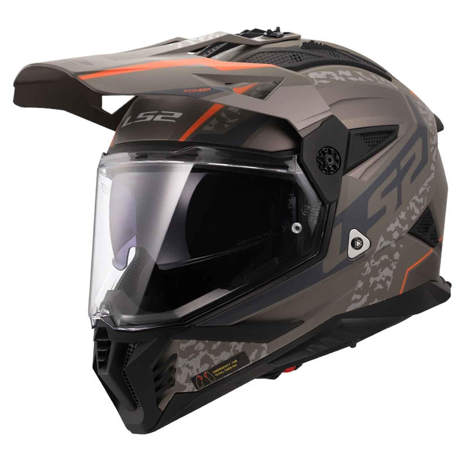 Ls2 Pioneer 2 Devor Kros Motosiklet Kaskı