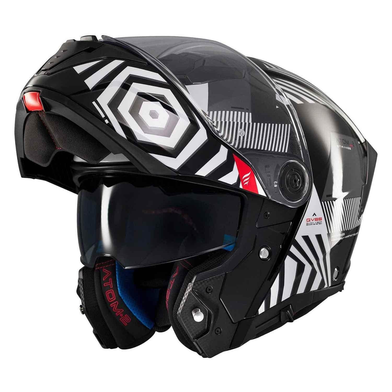 Mt Atom 2 Sv Strange 2 B2 Parlak Çene Açılır Kask
