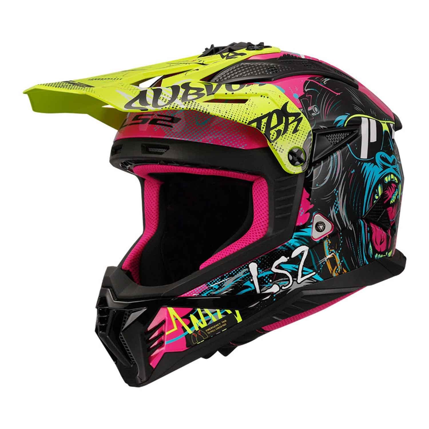 Ls2 Fast 2 Gorilla Kros Kask