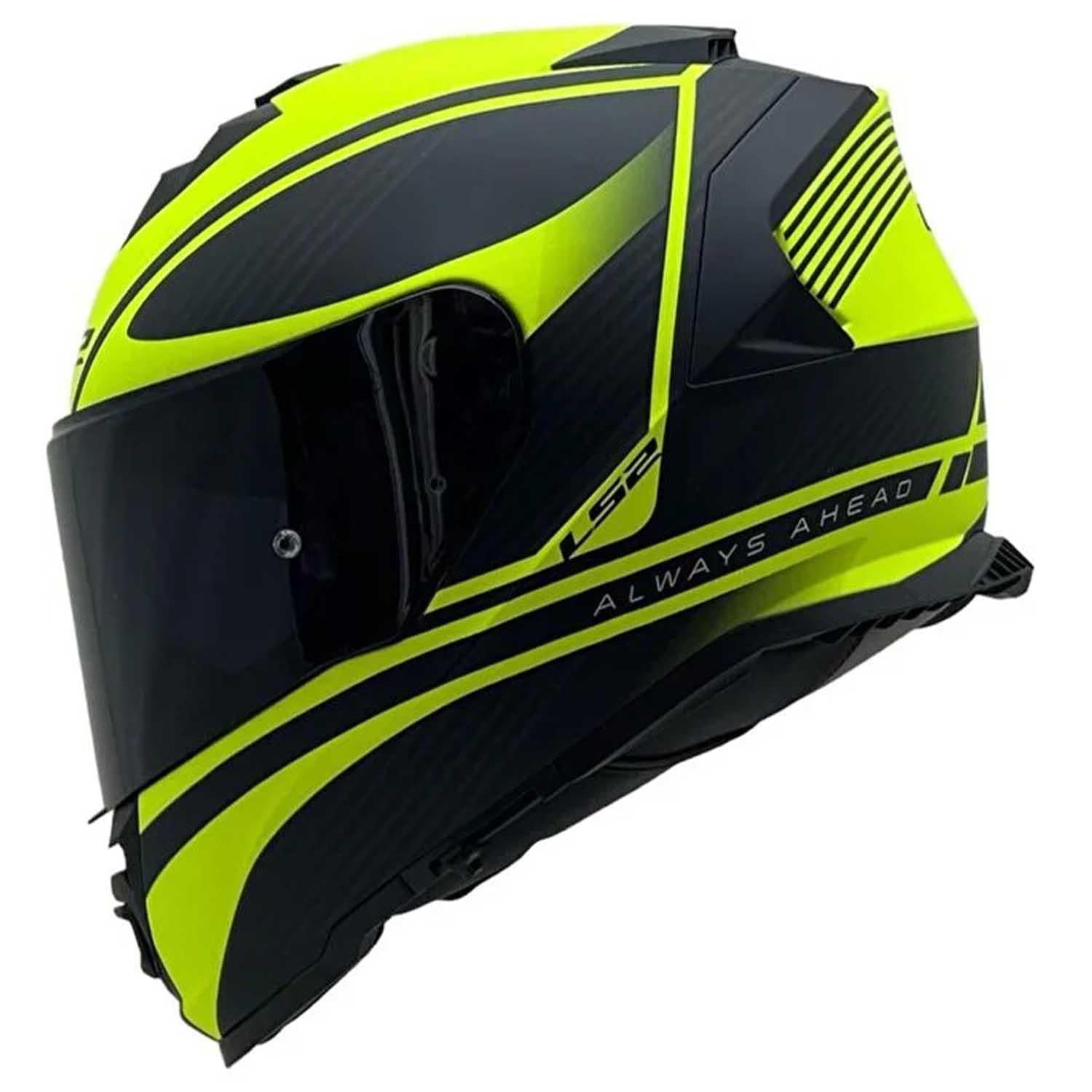 Ls2 Storm 2 Dodger Full Face Motosiklet Kaskı Şeffaf + Siyah Vizörlü