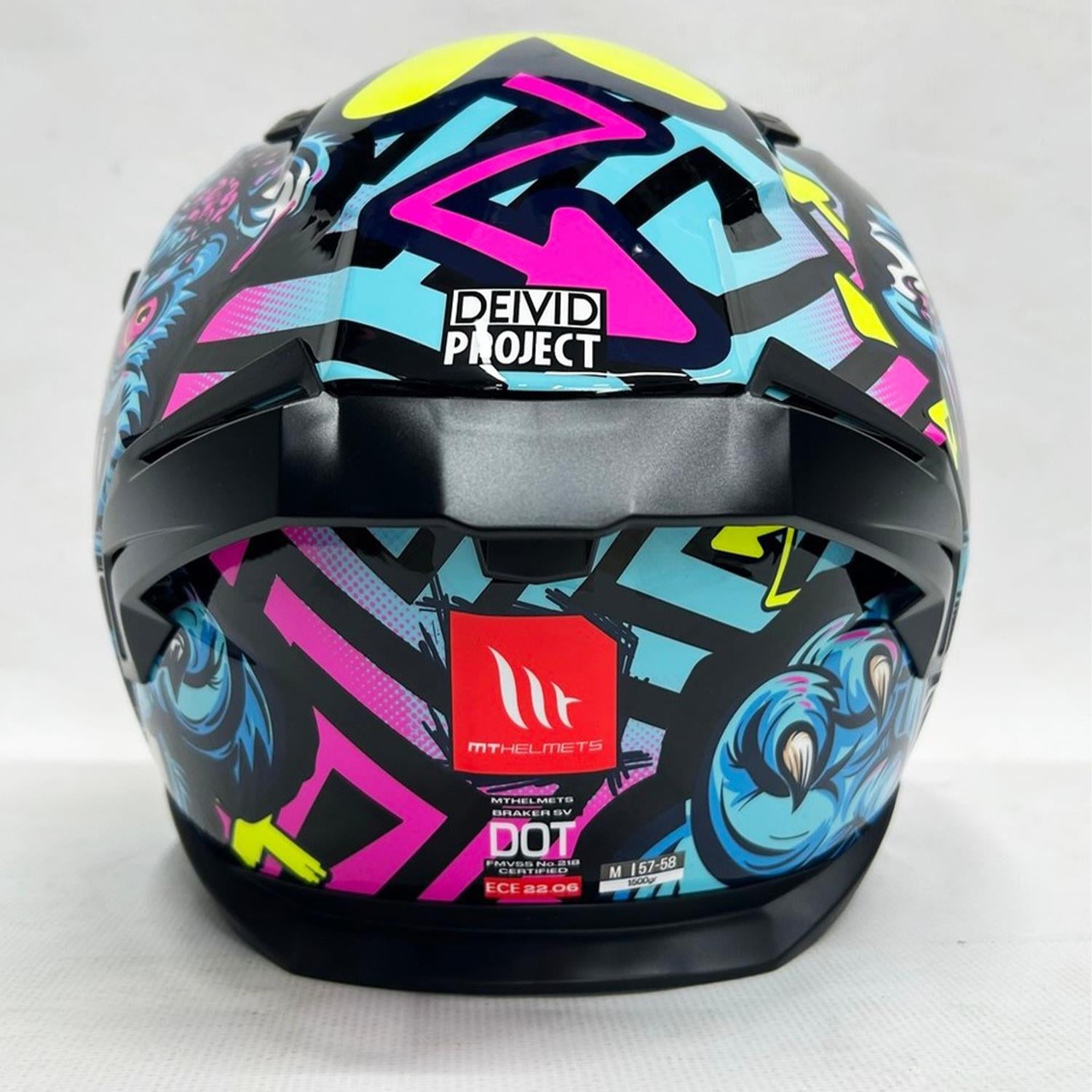 Mt Braker Sv Crazy Teddy B7 Kapalı Kask