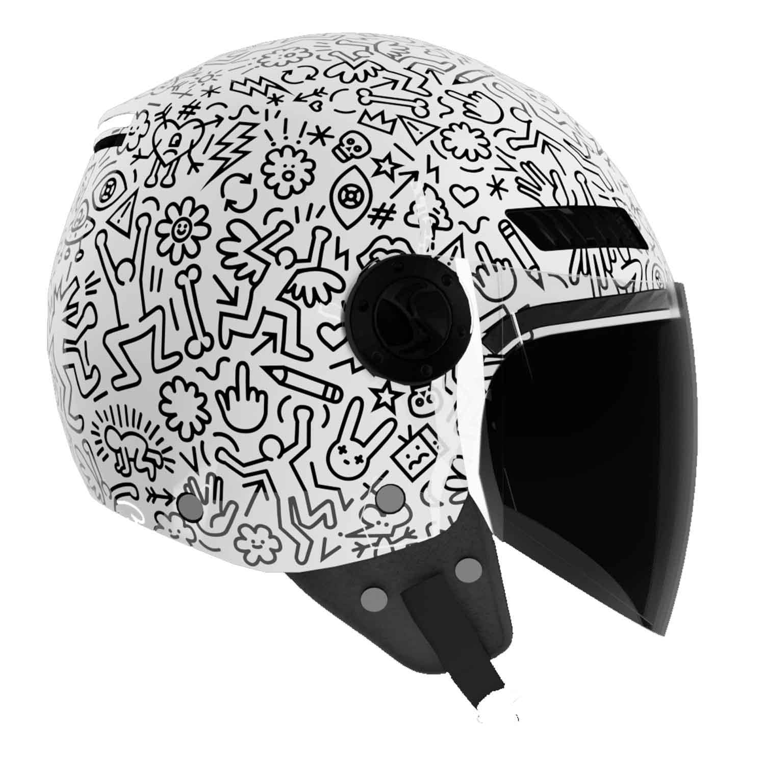 Shiro JO Kioto Doddle Açık Motosiklet Kaskı