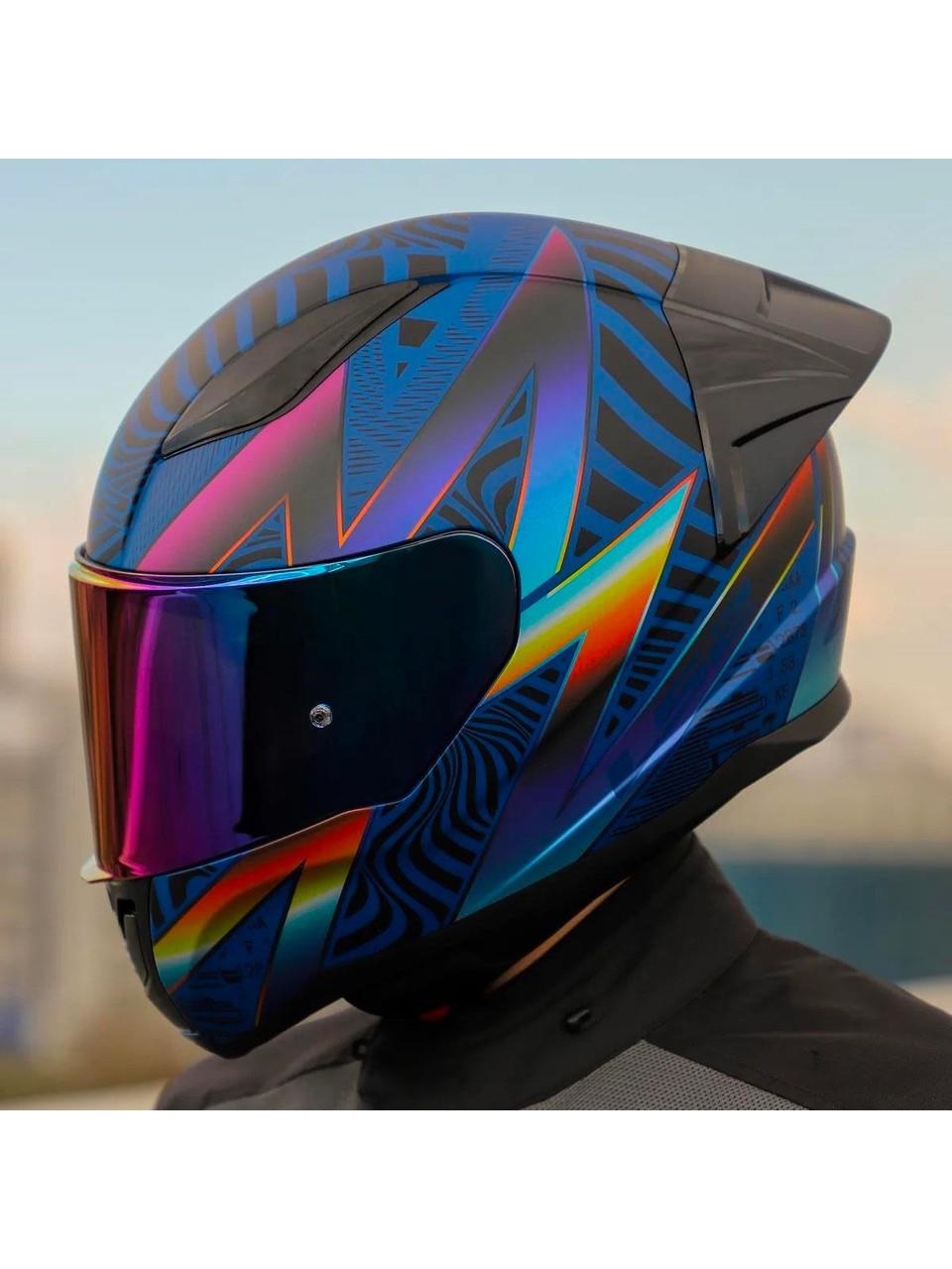 Ls2 Rapid 2 Optik Full Face Motosiklet Kaskı Şeffaf + Gökkuşağı Vizörlü