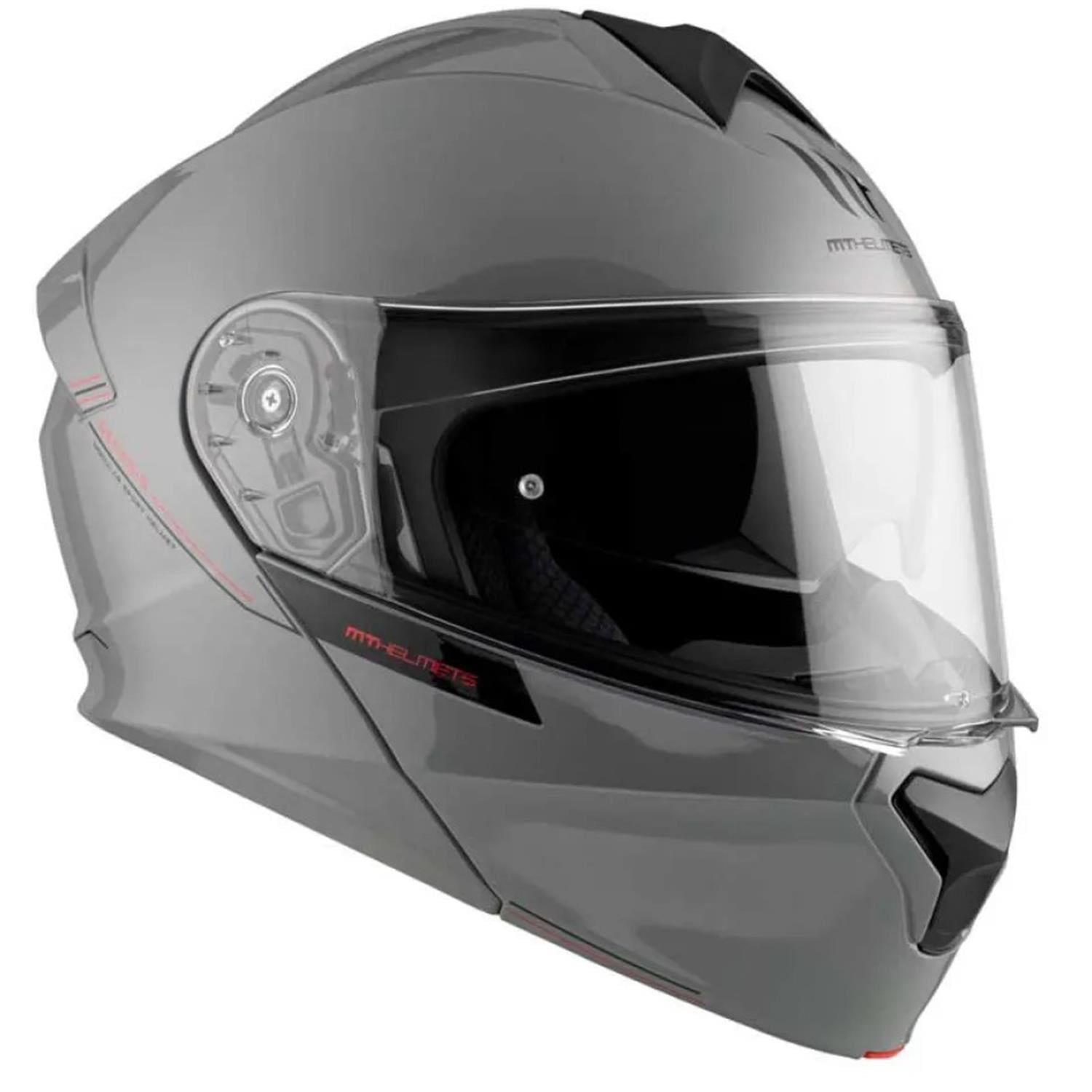 Mt Genesis Sv Solid A12 Parlak Çene Açılır Kask