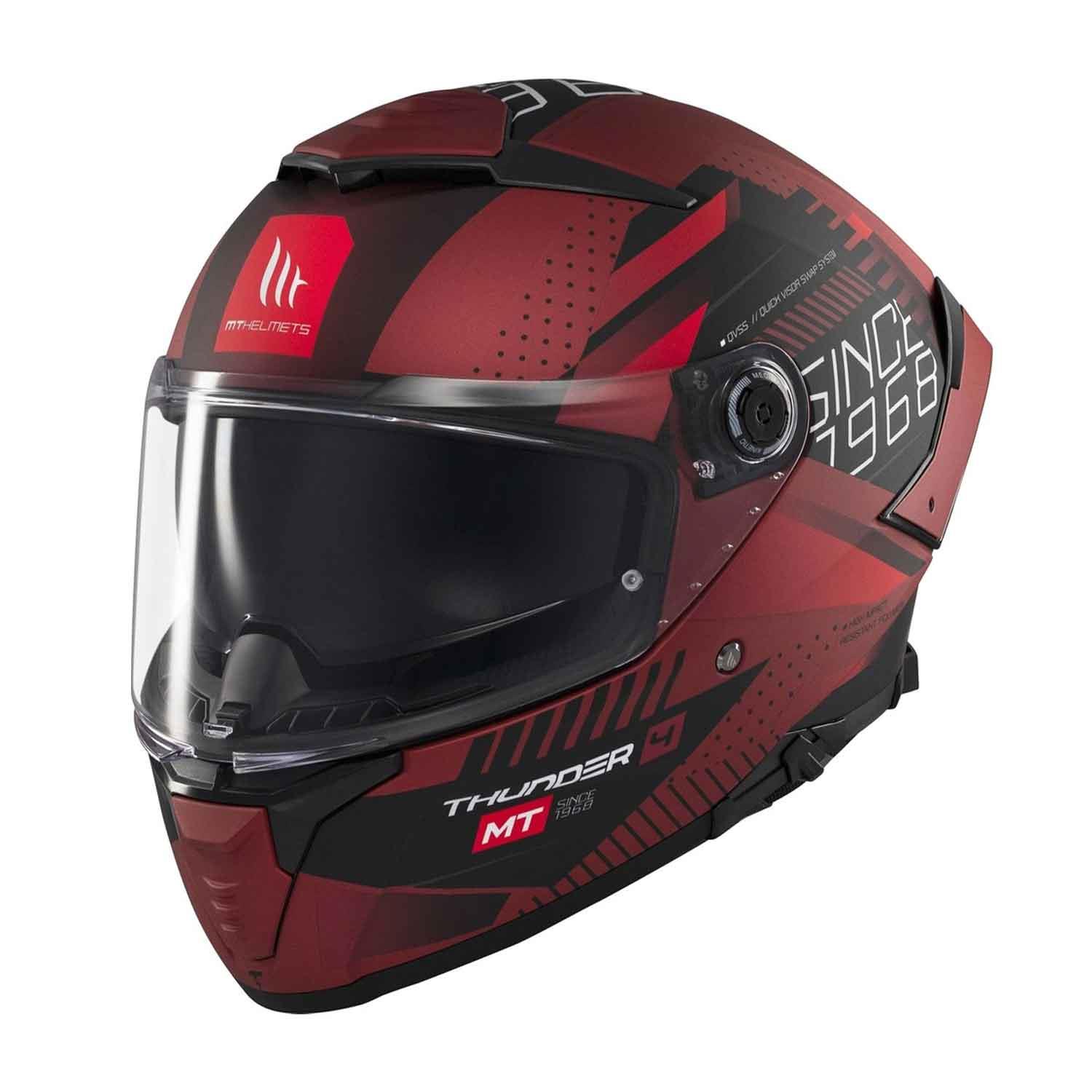 Mt Helmets Thunder 4 Sv Luminence D5 Kapalı Kask