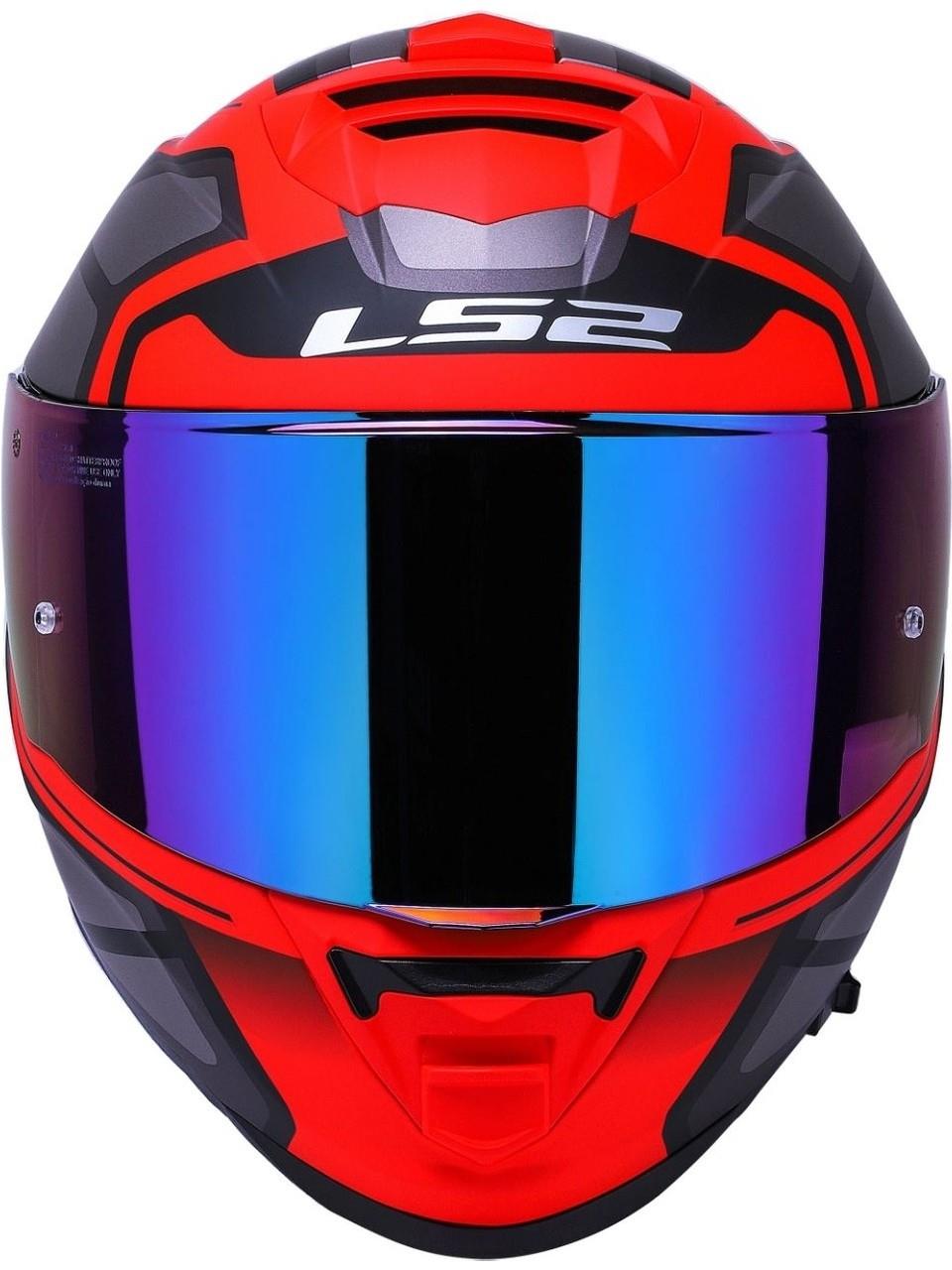 Ls2 Storm 2 Faster Full Face Motosiklet Kaskı Şeffaf + Gökkuşağı Vizörlü