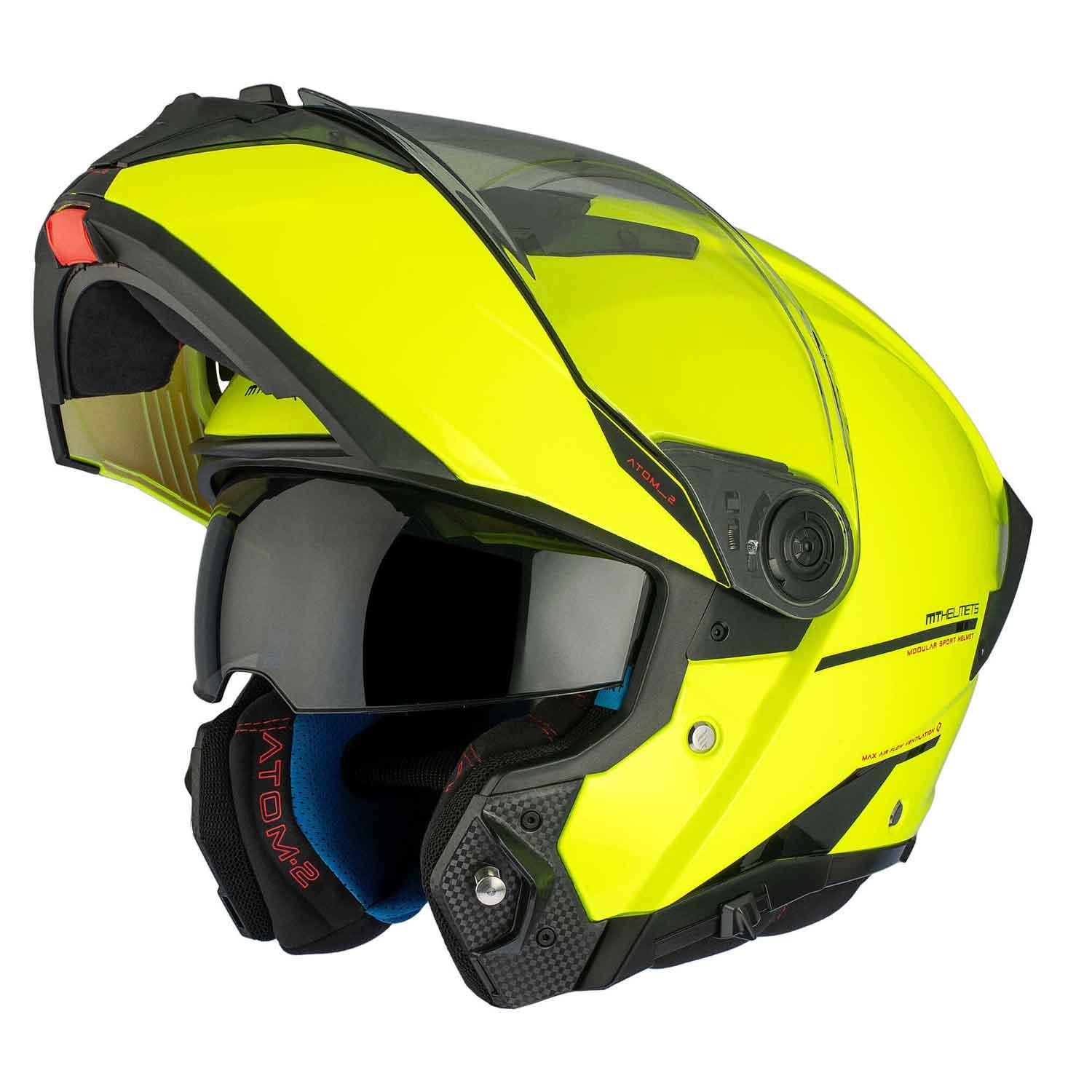 Mt Atom 2 Sv Solid A3 Parlak Çene Açılır Kask