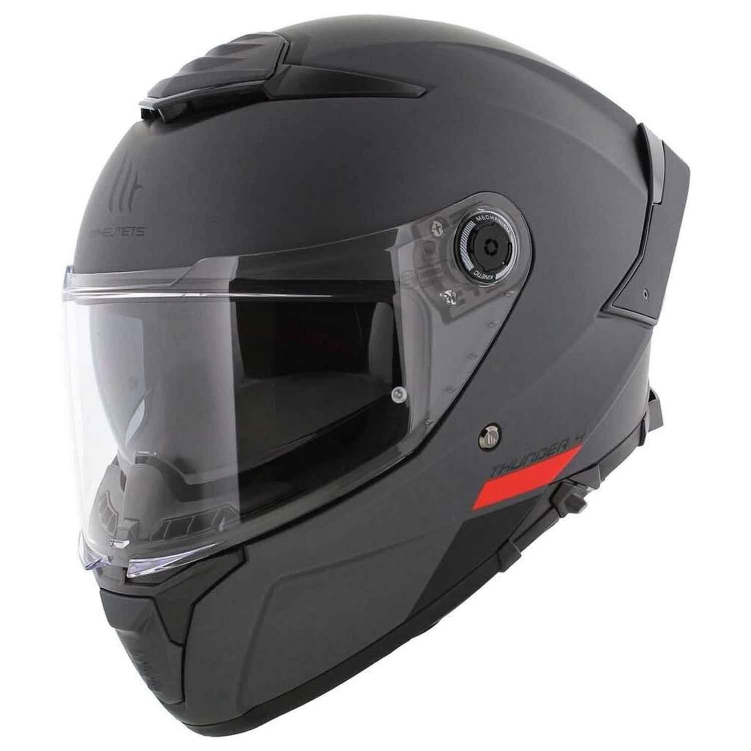 Mt Thunder 4 Sv Solid Mat A12 Kapalı Kask