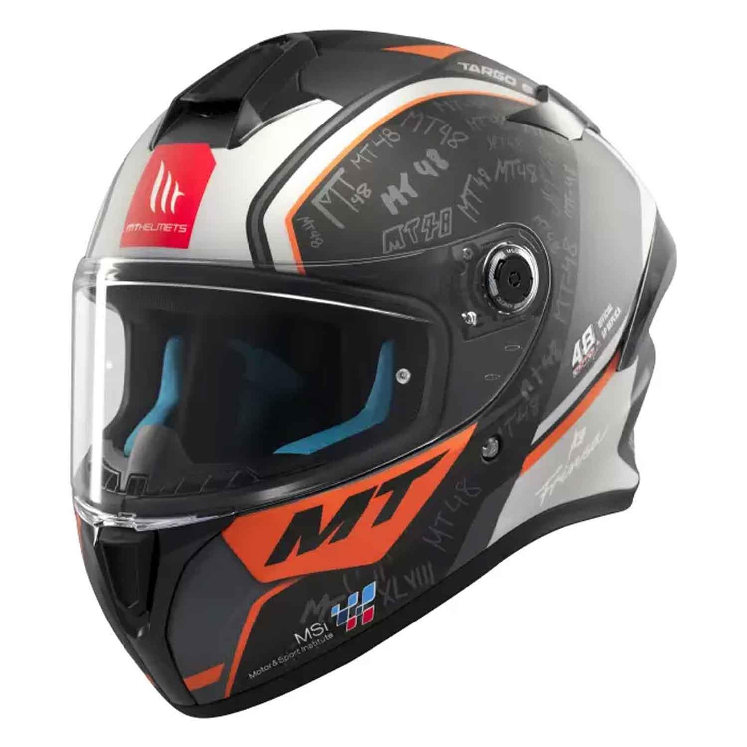 Mt Helmets Targo S Ivan Ortolo B4 Kapalı Kask